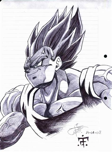 dibujo de dragon ball z